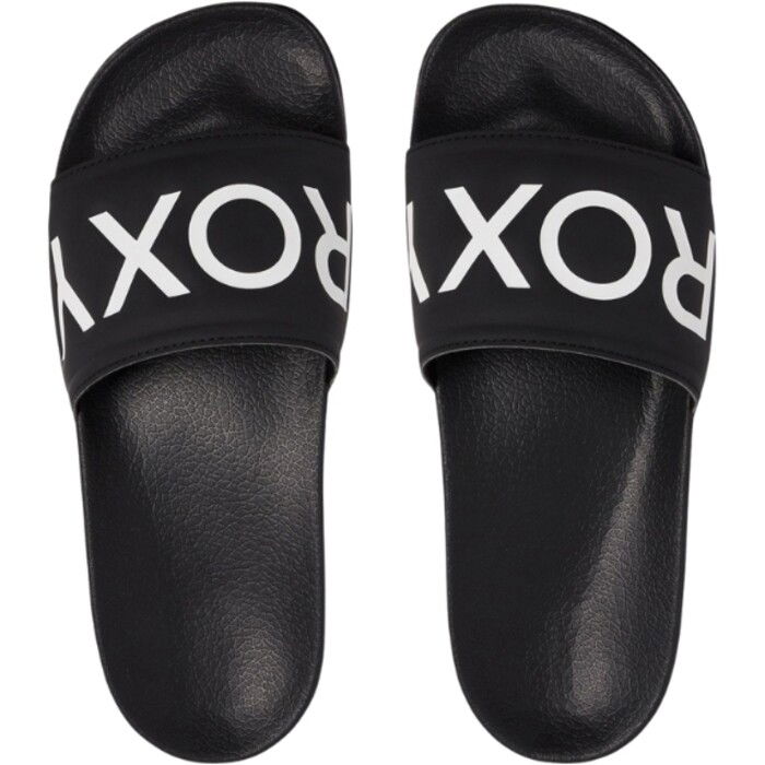 2024 Roxy Mujer Slippy Slider Sandals ARJL100679 - Black FG